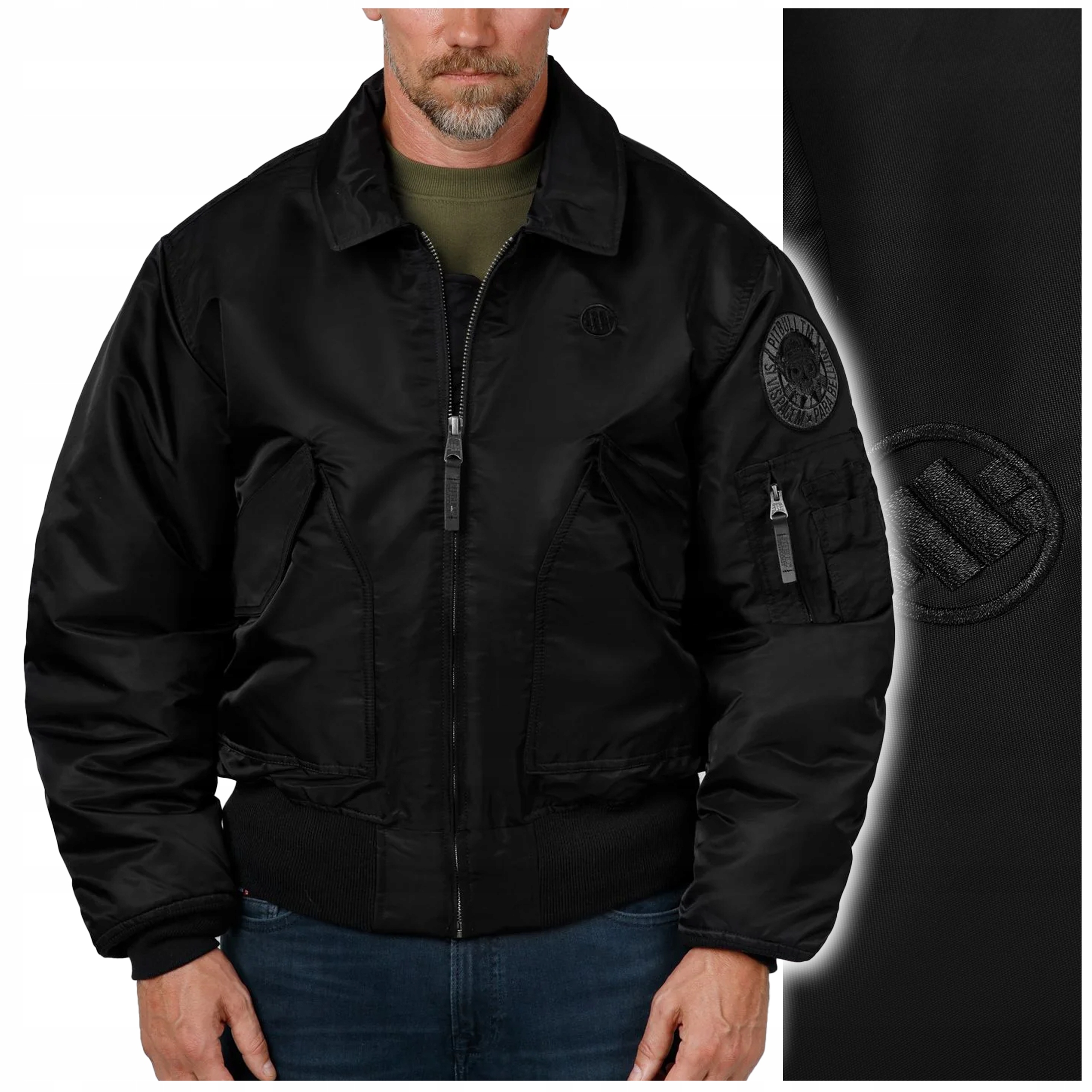 Přechodová bunda Pit Bull „cwu“ – vel. 3XL černá