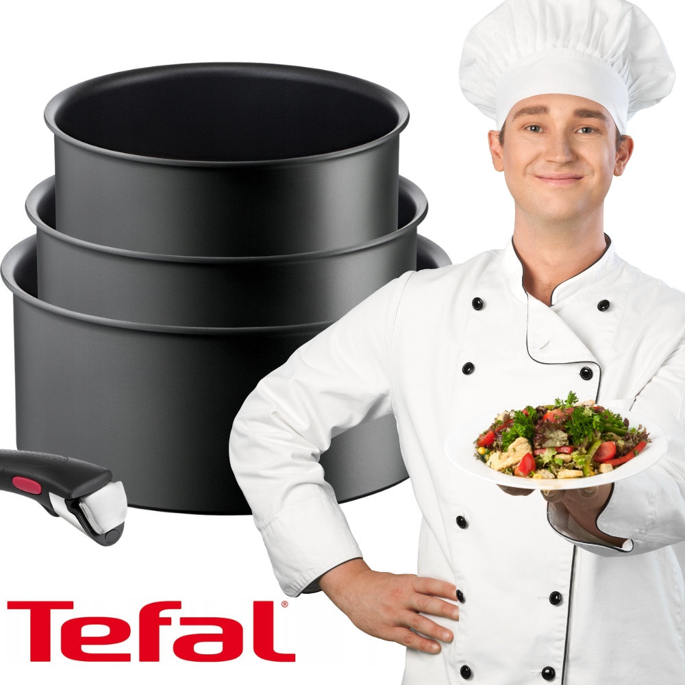 sada hrnců Tefal nepřilnavý Rendlík 16 18 20 cm rukojeť