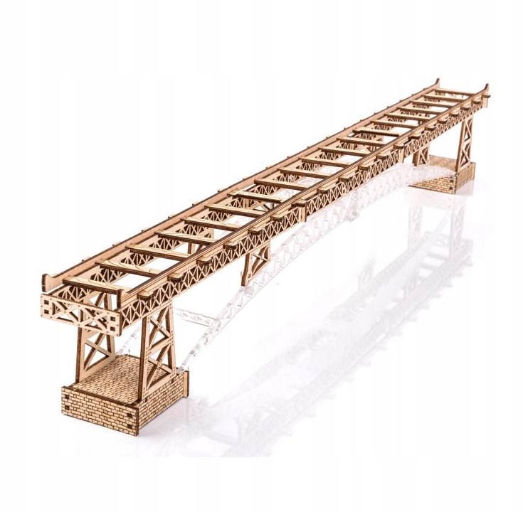 Veter Models Drewniano-plastikowy Most model 3D