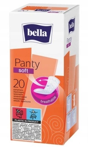

Wkładki Higieniczne Bella Panty Soft 20 Sztuk