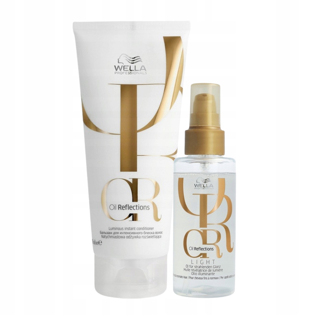 Wella Oil Reflections sada na vlasy obnovující lesk kondicionéru a oleje