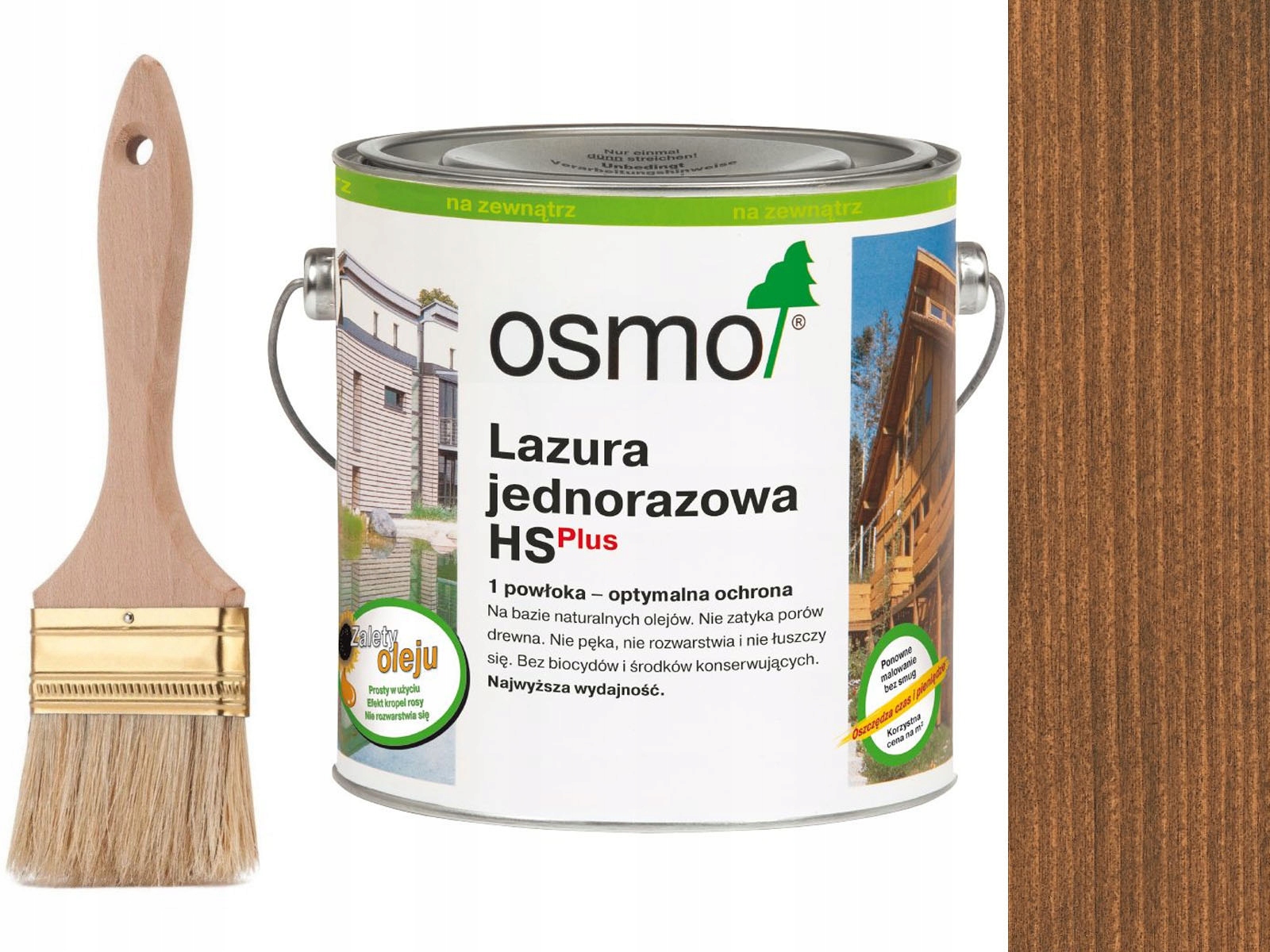 Osmo Jednorazová lazúra 9262 Teak 2,5 l Darček