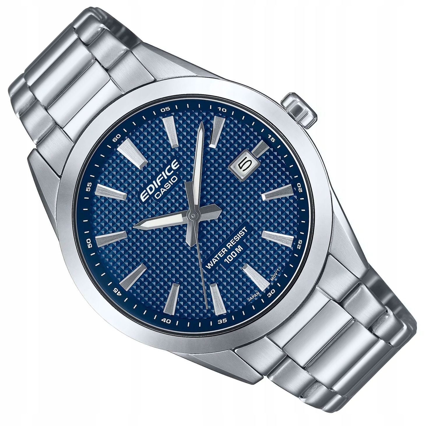 Pánské Klasické Modré Ocelové Hodinky Casio Edifice C EFV-160D-2AV Data