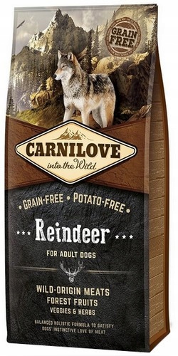 Levně Carnilove Dog Reindeer Adult sob 12 kg