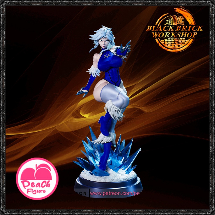 Killer Frost Nenatřená figurka Peach Měřítko 1/9 (200mm) (sfw) 3D tisk