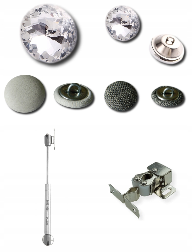 Puf pufa ławeczka tapicerowana dwa schowki 40/40 Wysokość mebla 40 cm