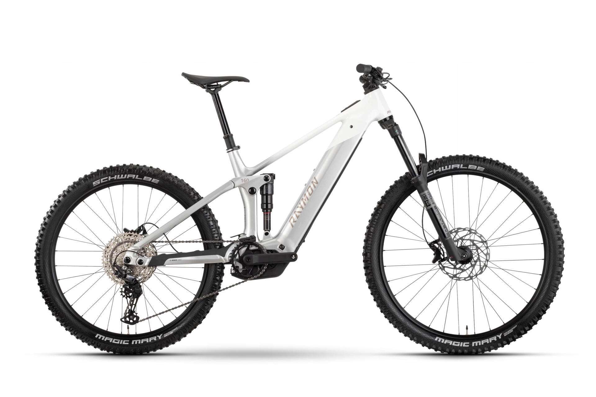 Rower elektryczny Raymon Vamok Comp 20" biały rozmiar XL bateria 800