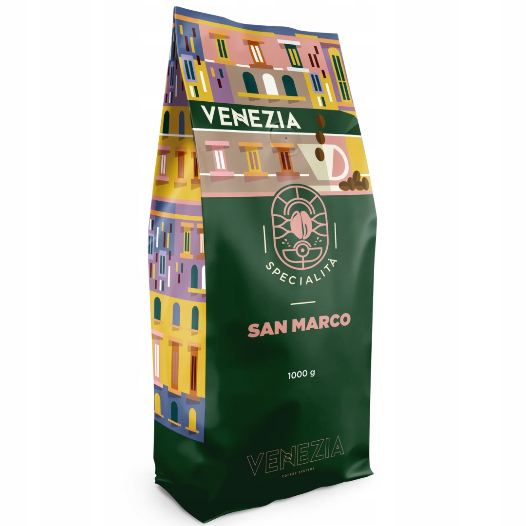 Káva Zrnková Arabica Venezia Specialita San Marco čerstvě pražená 1000 g