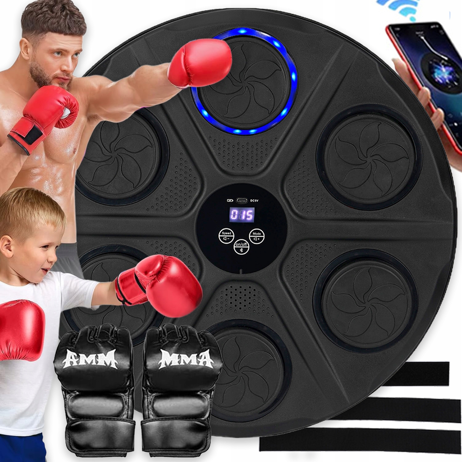 Inteligentní Hudební Bluetooth Boxer Dospělí A Děti 12 Rychlostních Režimů