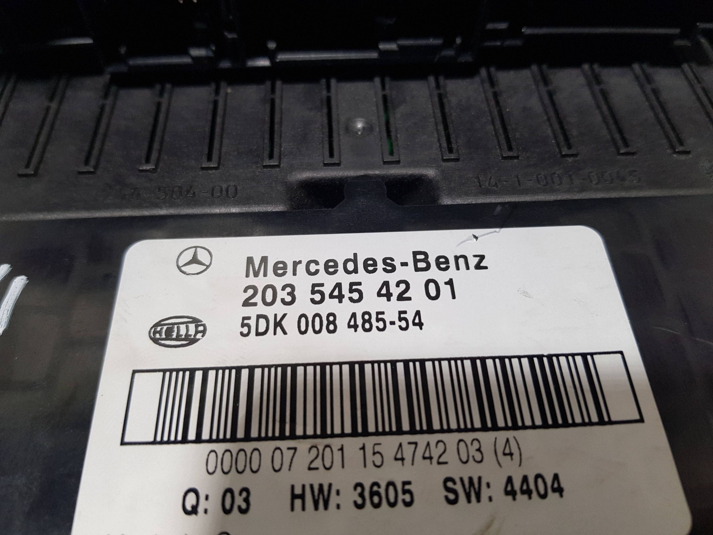 unité commande confort SAM Mercedes CLK W209 W203 2035454201