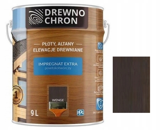 

Drewnochron Impregnat Extra Do Drewna Wenge 9L