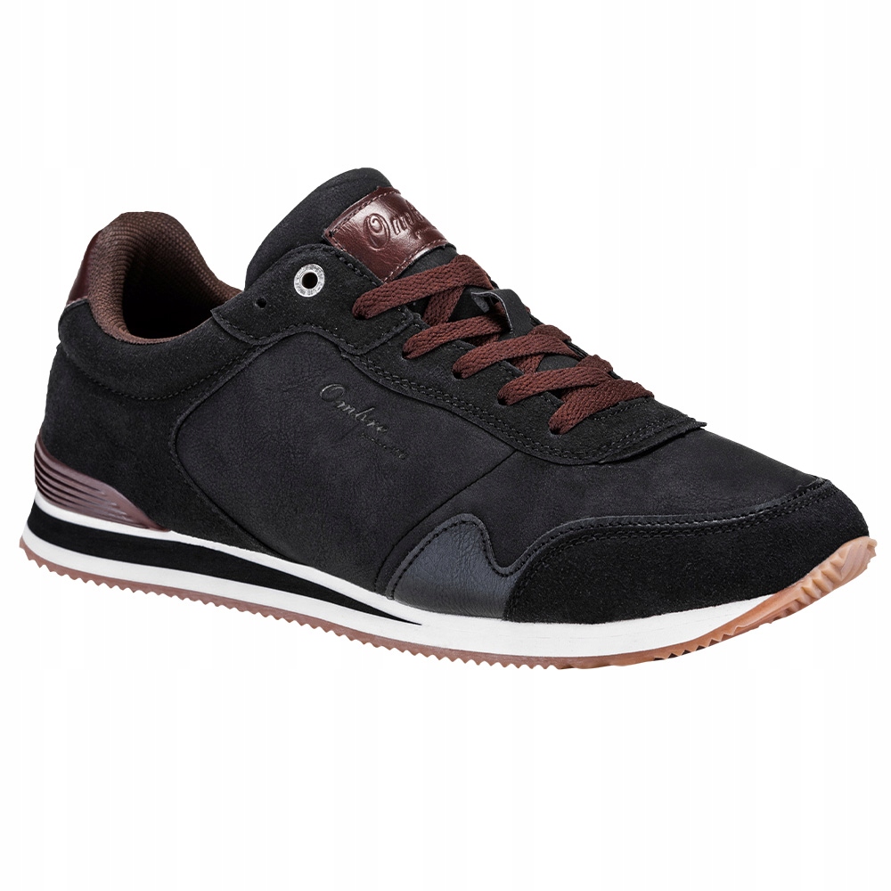 

Buty męskie sneakersy sznurowane T332 czarne 45