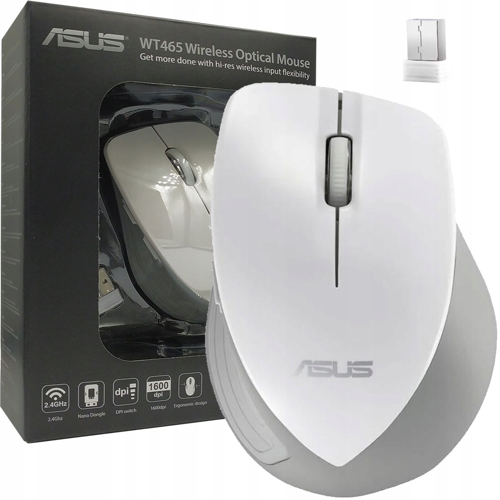 

Myszka Bezprzewodowa Asus Do Laptopa Optyczna Usb