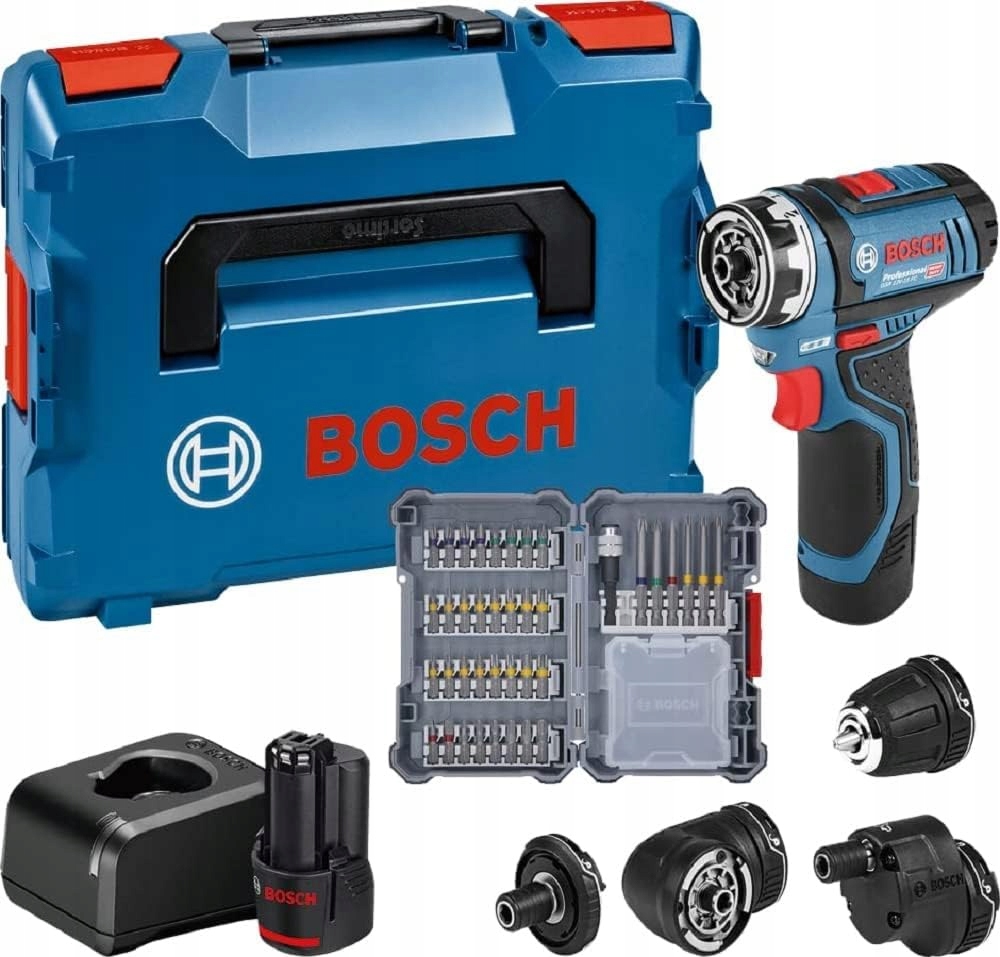 Zestaw Bosch System Gsr 12V-15 Fc Wiertarko-wkrętarka akumulatorowa