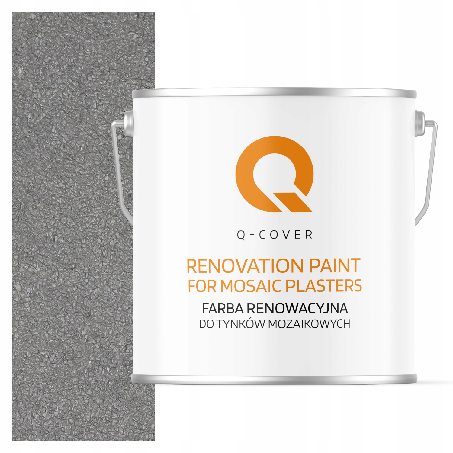 Renovačná farba na mozaikovú omietku 5L Obnova Šedá Signálová Ral 7004