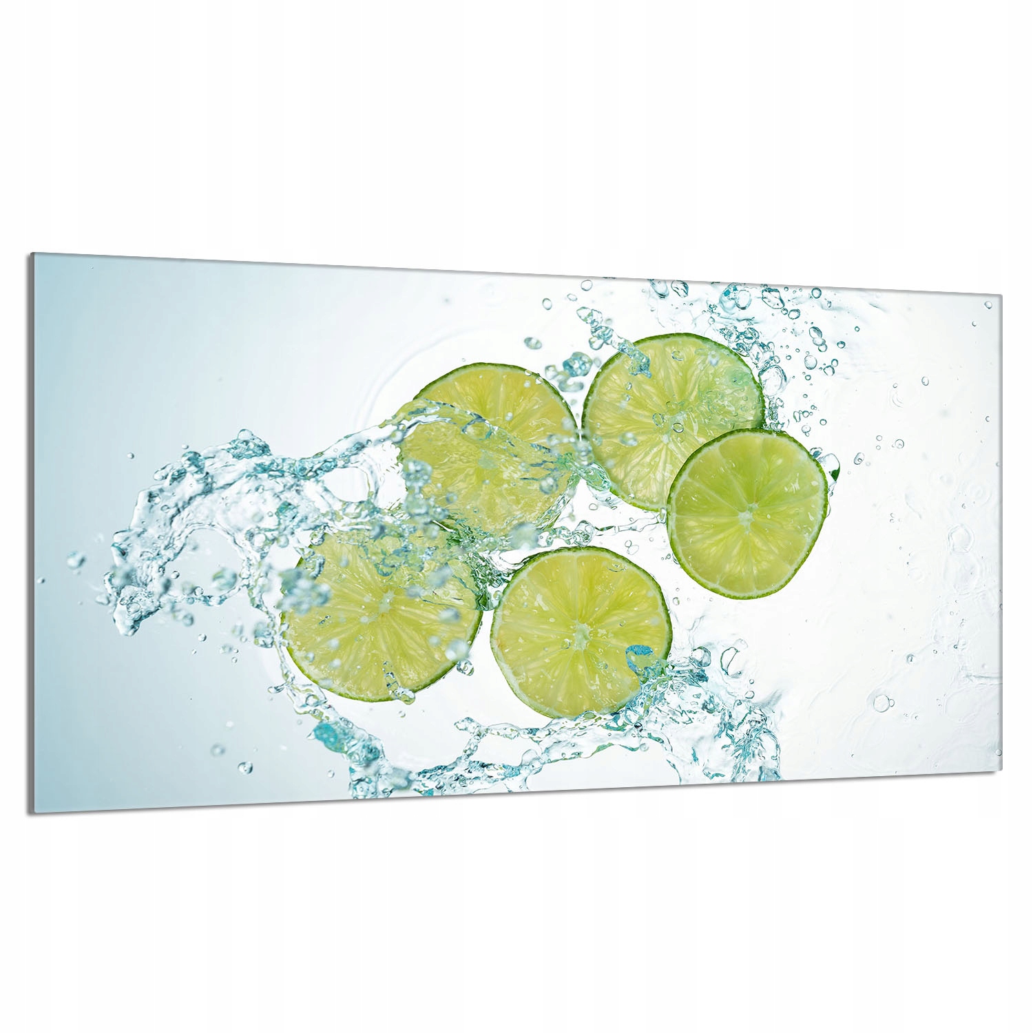 Skleněná ochranná deska na sporák 90x52 Limetka Do Kuchyně