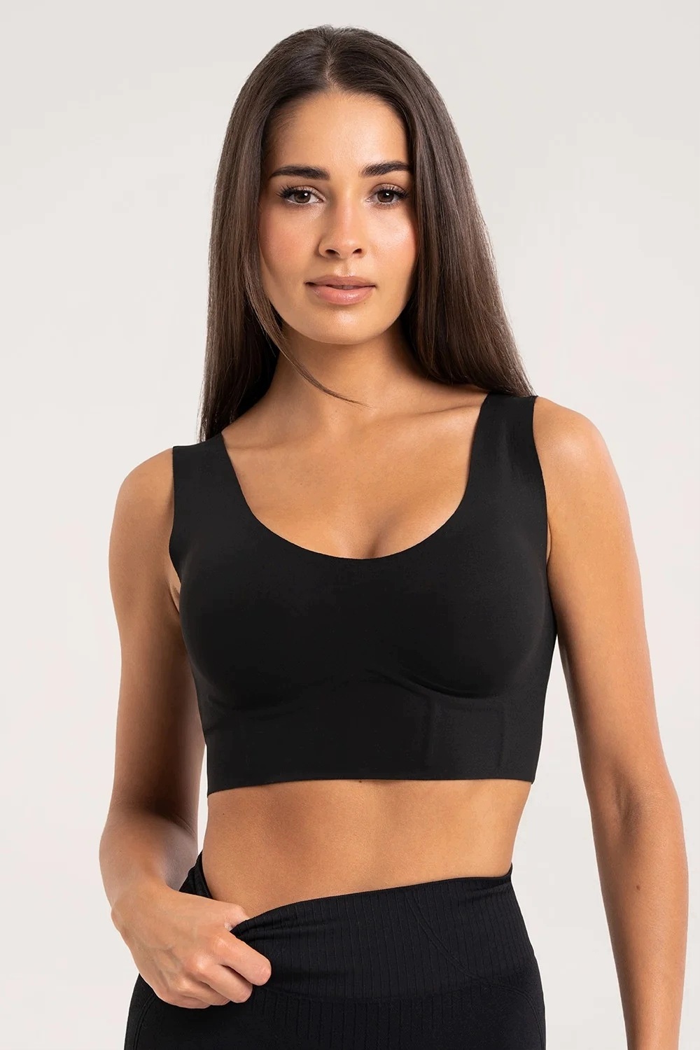 Gym Glamour Biustonosz "gorset" black r. S