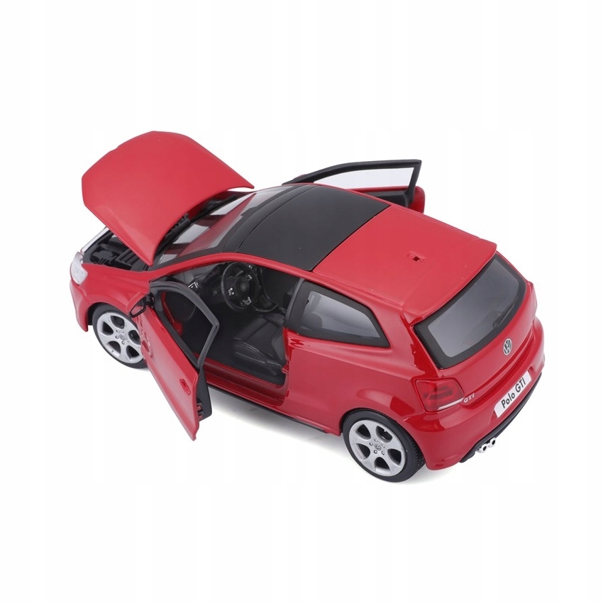 VW Polo GTI Mk5 1:24 model Bburago 18-21059 Płeć chłopcy dziewczynki