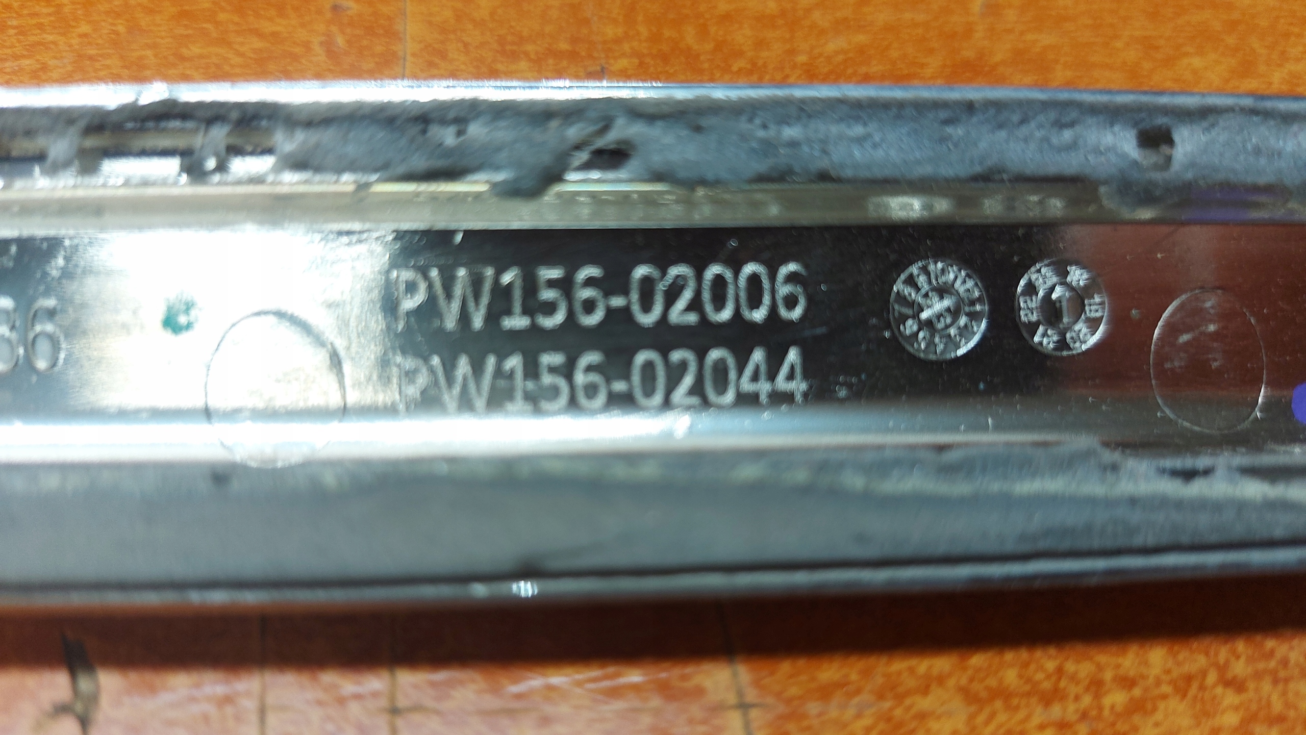moulding CHROM door left left rear part rear TOYOTA COROLLA E21 19