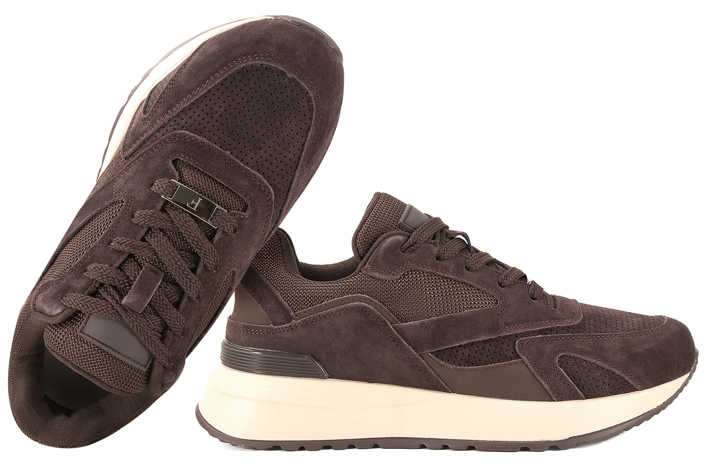 Filippo DP7728 Dámské Sportovní Polobotky Tenisky Na Platformě Kožené 40