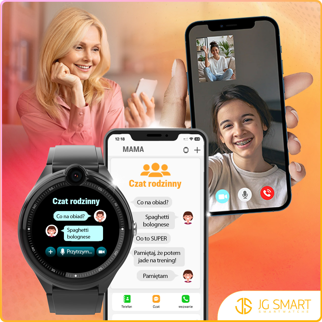 Smartwatch Children's Watch 4G LTE Talk Camera Video GPS Locator Strap material rubber