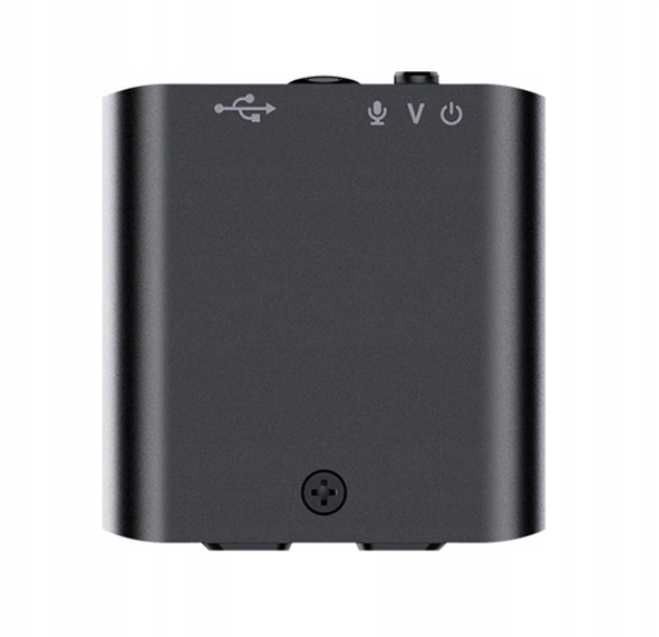 MINI DYKTAFON PENDRIVE URUCHAMIANY NA GŁOS 8GB HQ Kolor czarny