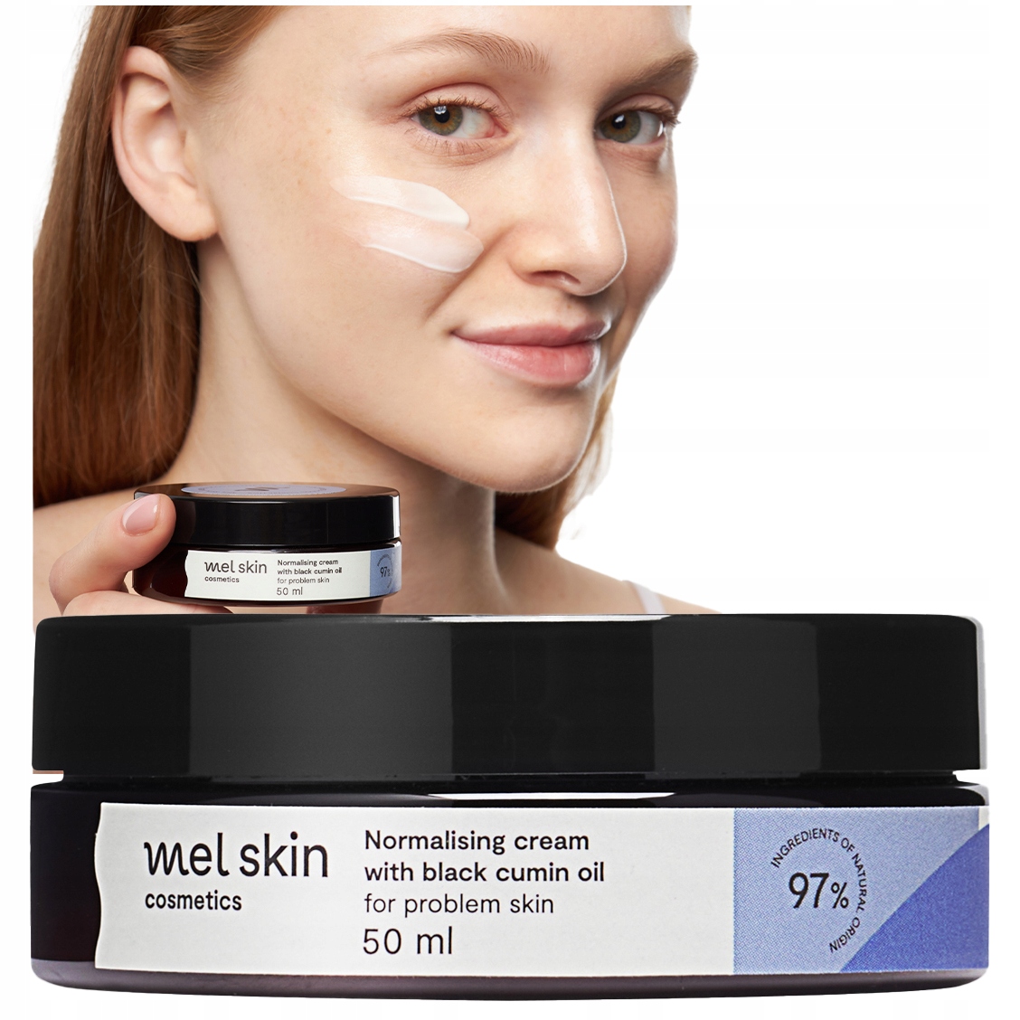 Normalizační Hydratační Krém Na Obličej Mel Skin vyhlazuje nedokonalosti