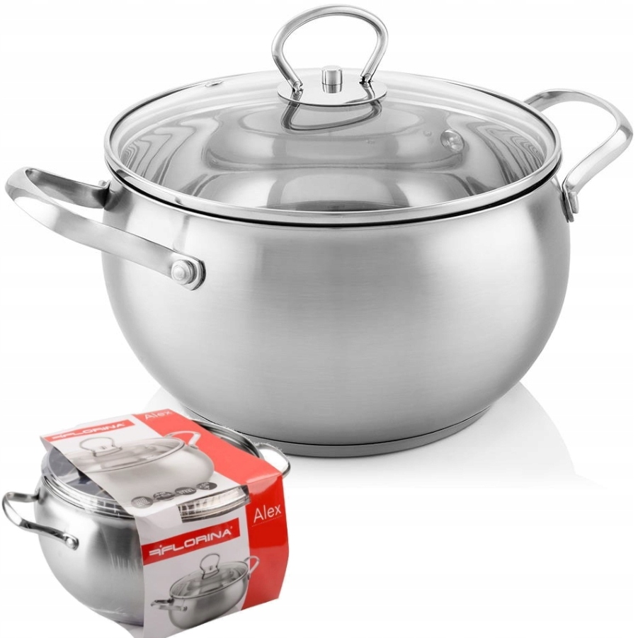 

Garnek Florina Alex 6,6 L 24 cm Indukcja Inox