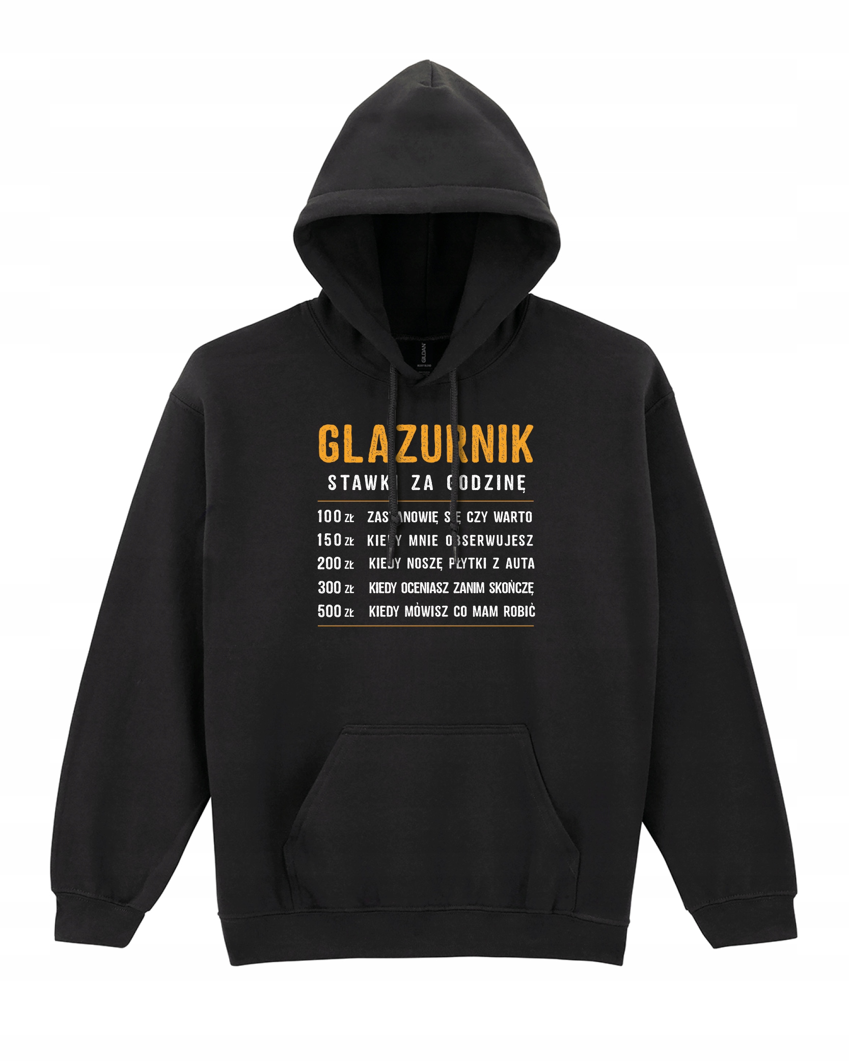 Mikina pro glazurníka Stavba za hodinu Stavba Černá XL