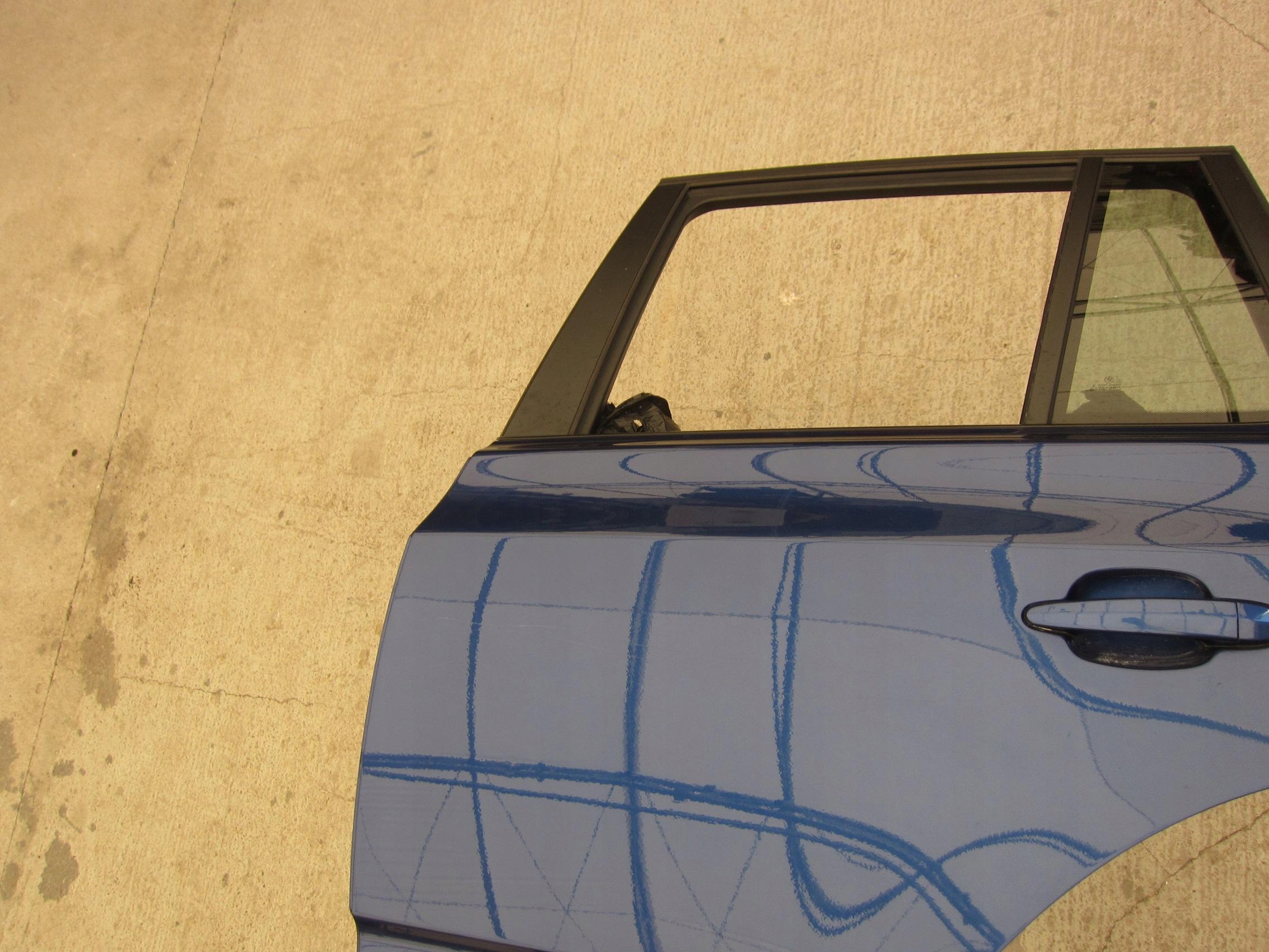 BMW E83 X3 Tür links heck links MONTEGO BLUE A51