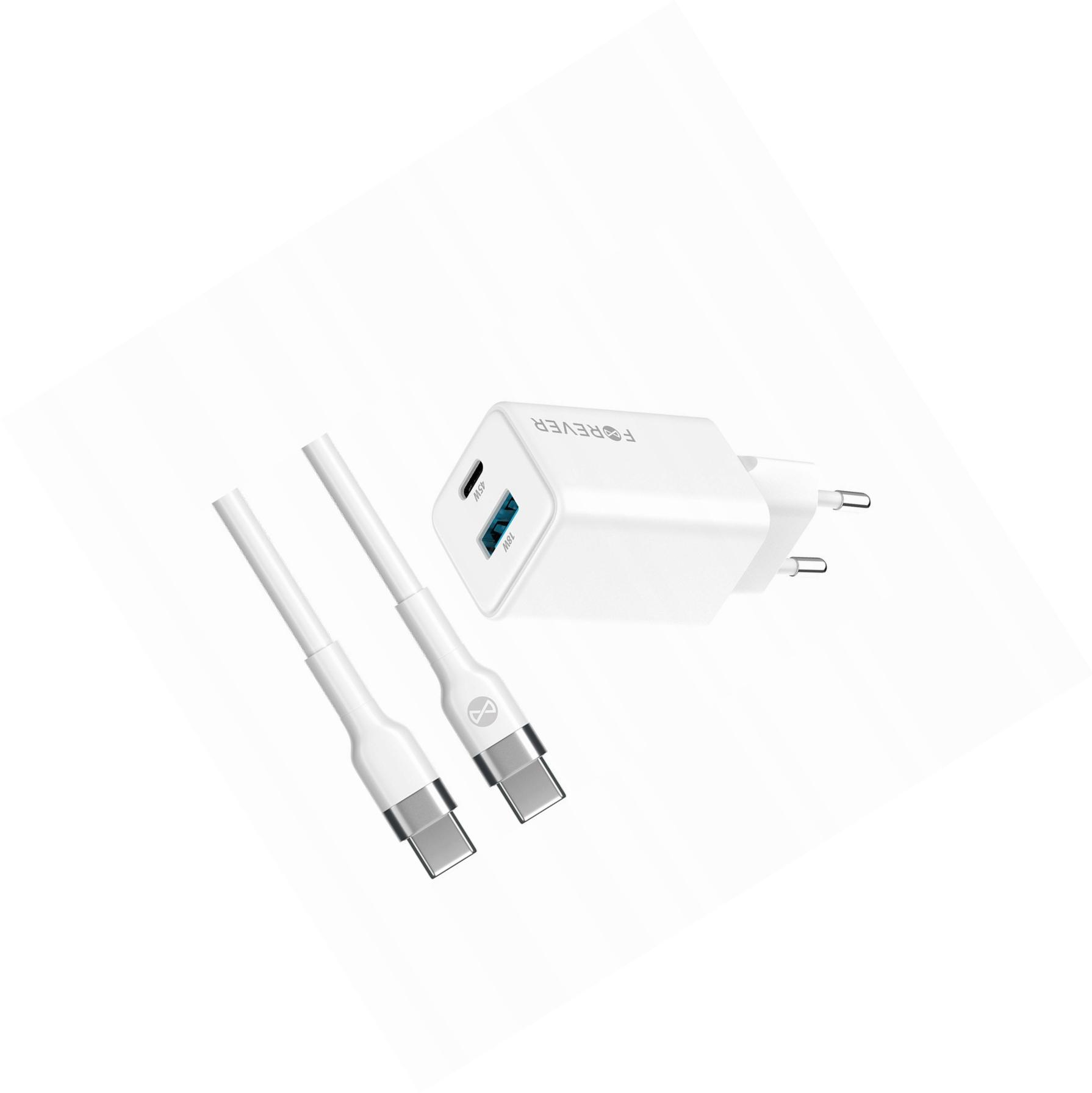 Szybka ładowarka GaN 45W Usb-c z kablem do Samsung Galaxy S20 Plus