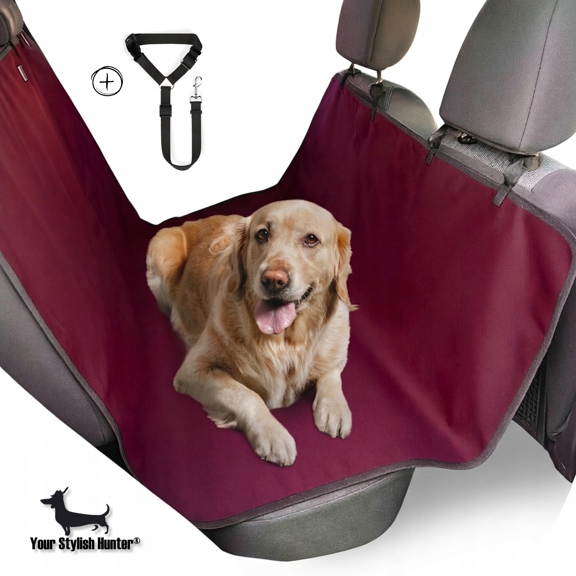 Podložka pro psa do auta, voděodolný potah na sedadlo, 133 x 148 cm