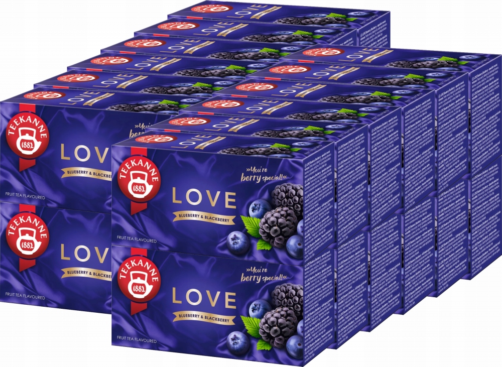 Teekanne Love Blueberry & Blackberry 20 kopert herbata ekspresowa 45g x24
