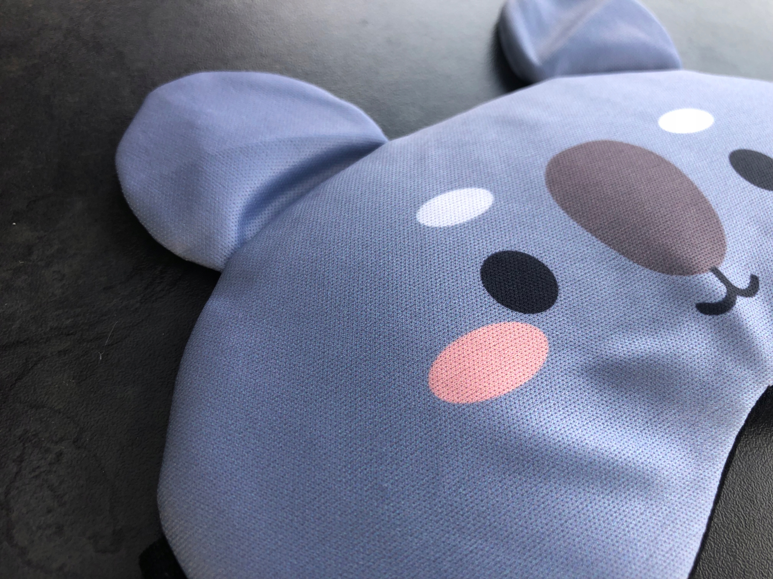 OPASKA NA OCZY MASKA DO SPANIA SNU RELAKSU KOALA miś OLDMAN NA GUMCE Model na oczy