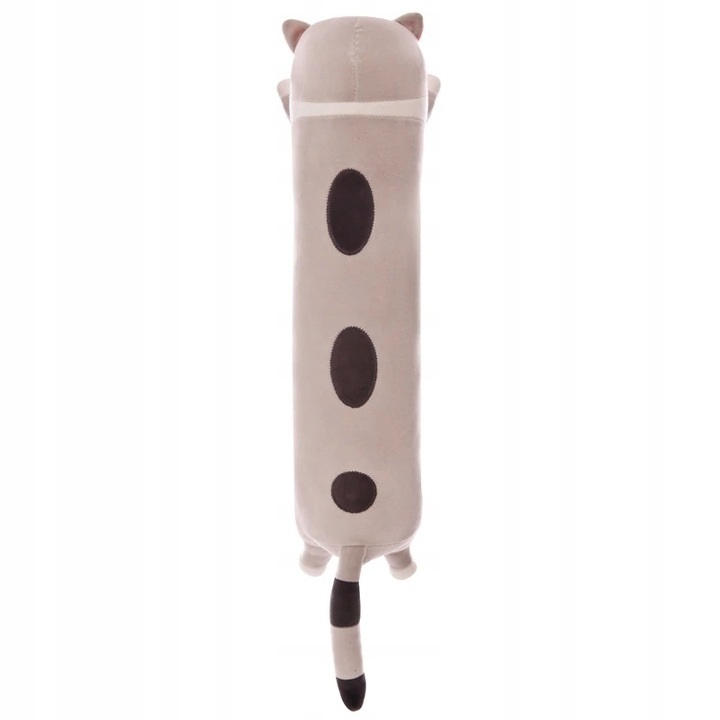 MASKOTKA PLUSZAK DŁUGI KOT PODUSZKA ZABAWKA PRZYTULANKA SZARY DUŻY 135 cm Marka Meridian