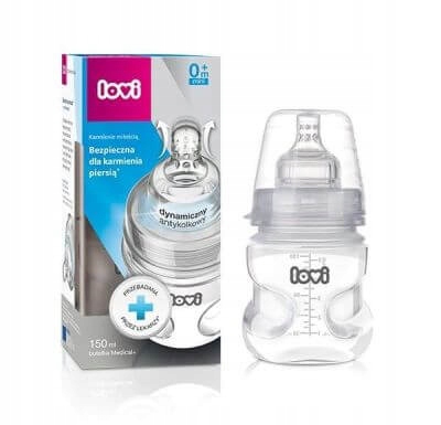 

Lovi Medical+ Butelka 150ml Smoczek Supervent 0m+