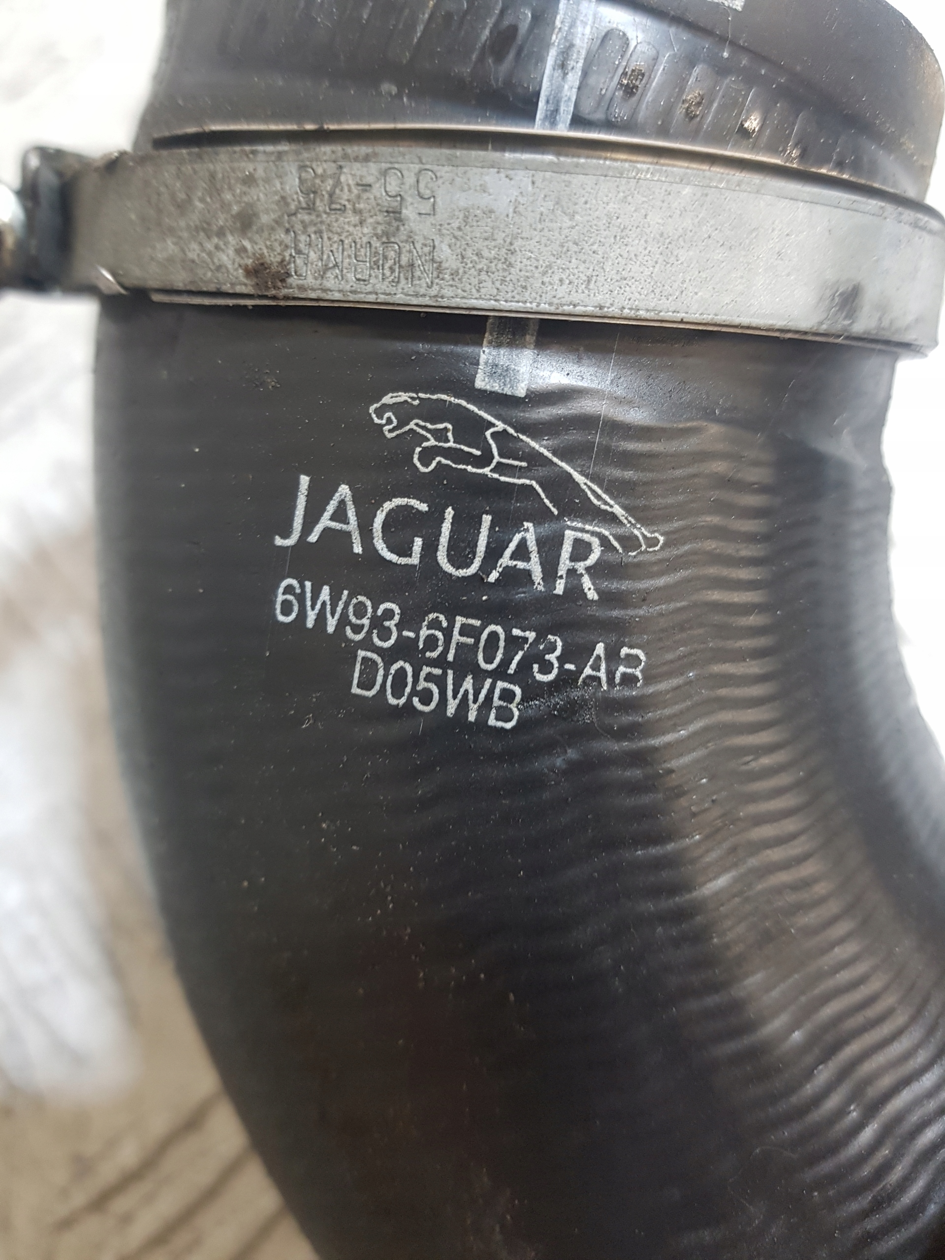 rohr Schlauch intercooler turbo XF 3.0 D 6W93-6F073-AB