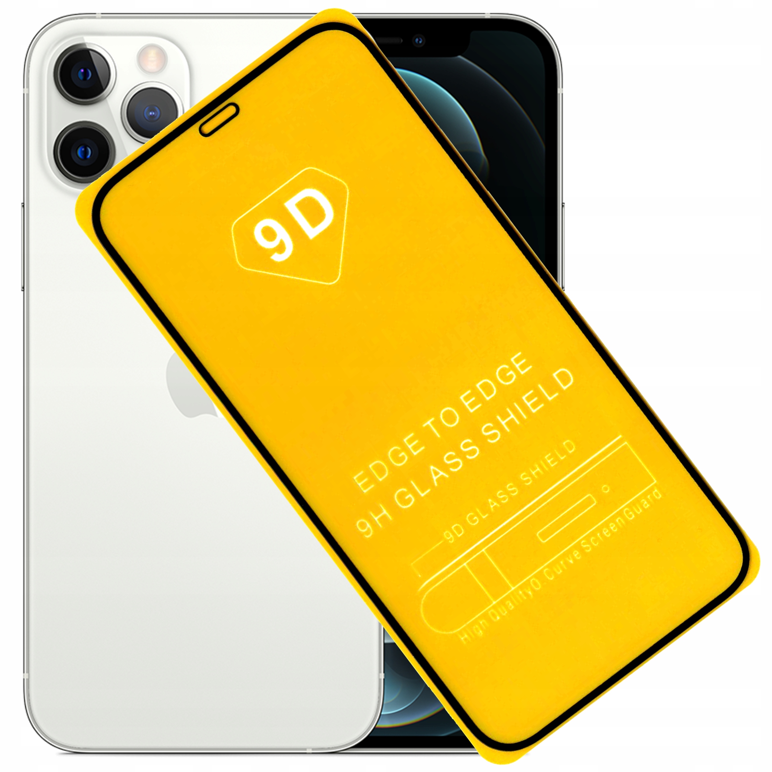 

Szkło 9D Full Glue Szybka do iPhone 12 12 Pro