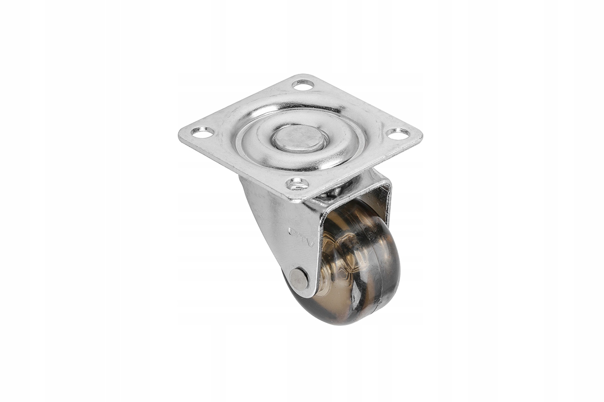 KÓŁKO MEBLOWE Z GUMOWĄ ROLKĄ FI35 mm BEZ HAMULCA