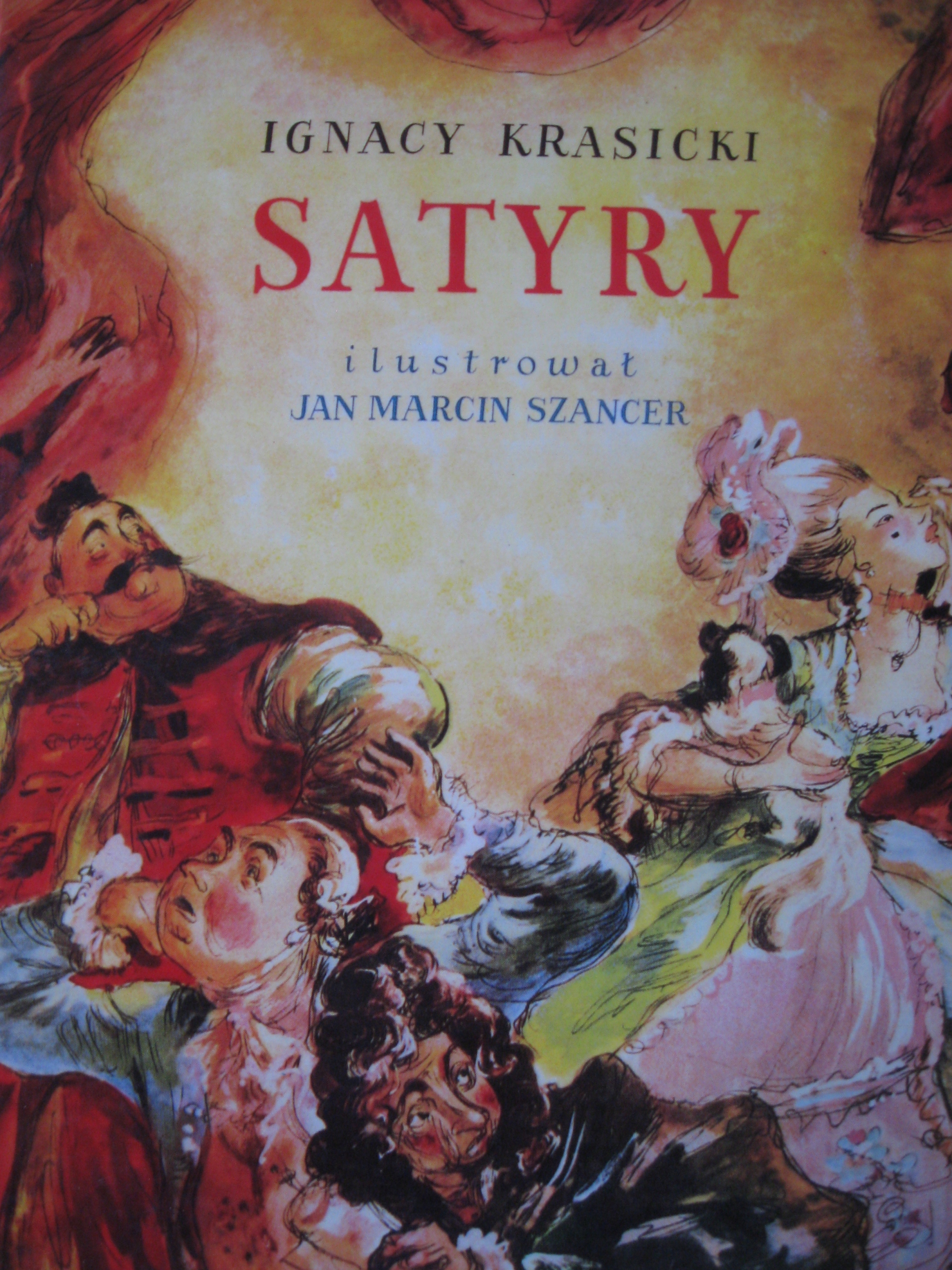 SATYRY Krasicki - Ilustracje SZANCER 1988