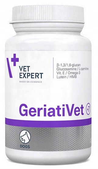 Levně Doplněk Stravy Pro Starší Psy Seniory S Vitamíny Vetexpert Geriativet 45 Tab