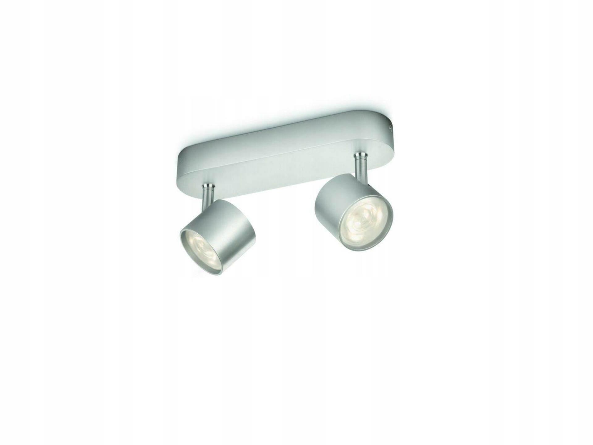 Philips Star Led bodové svietidlo 2x4,5W 1000lm 2700K stmievateľné hliník IP2