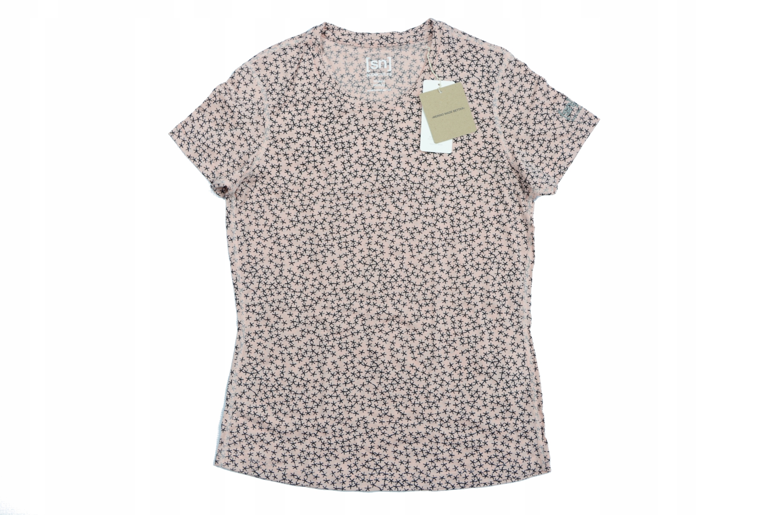 SUPER.NATURAL BASE TEE 140 PRINTED KOSZULKA MERINO Marka Inna marka