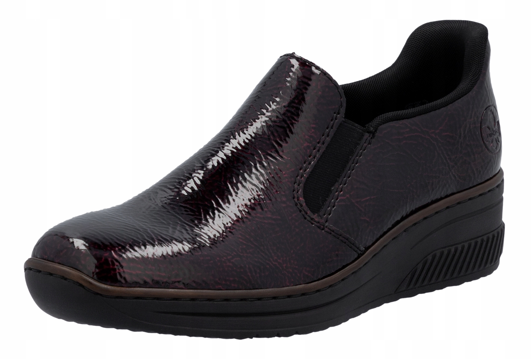 Rieker 48761-35 vel.36 vínové dámské polobotky
