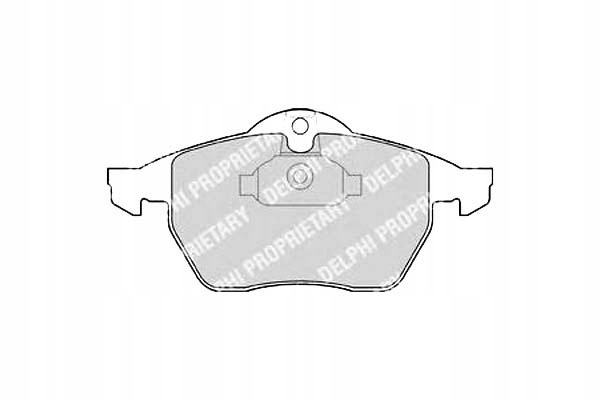 Delphi Brzdové Destičky Opel Calibra 2.0 I (85_)