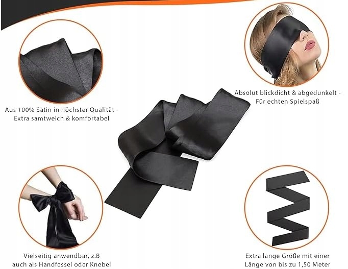 BONDAGE Zestaw BDSM Bielizna Dla Par Kajdanki Opaska Na Oczy — miniatura 7