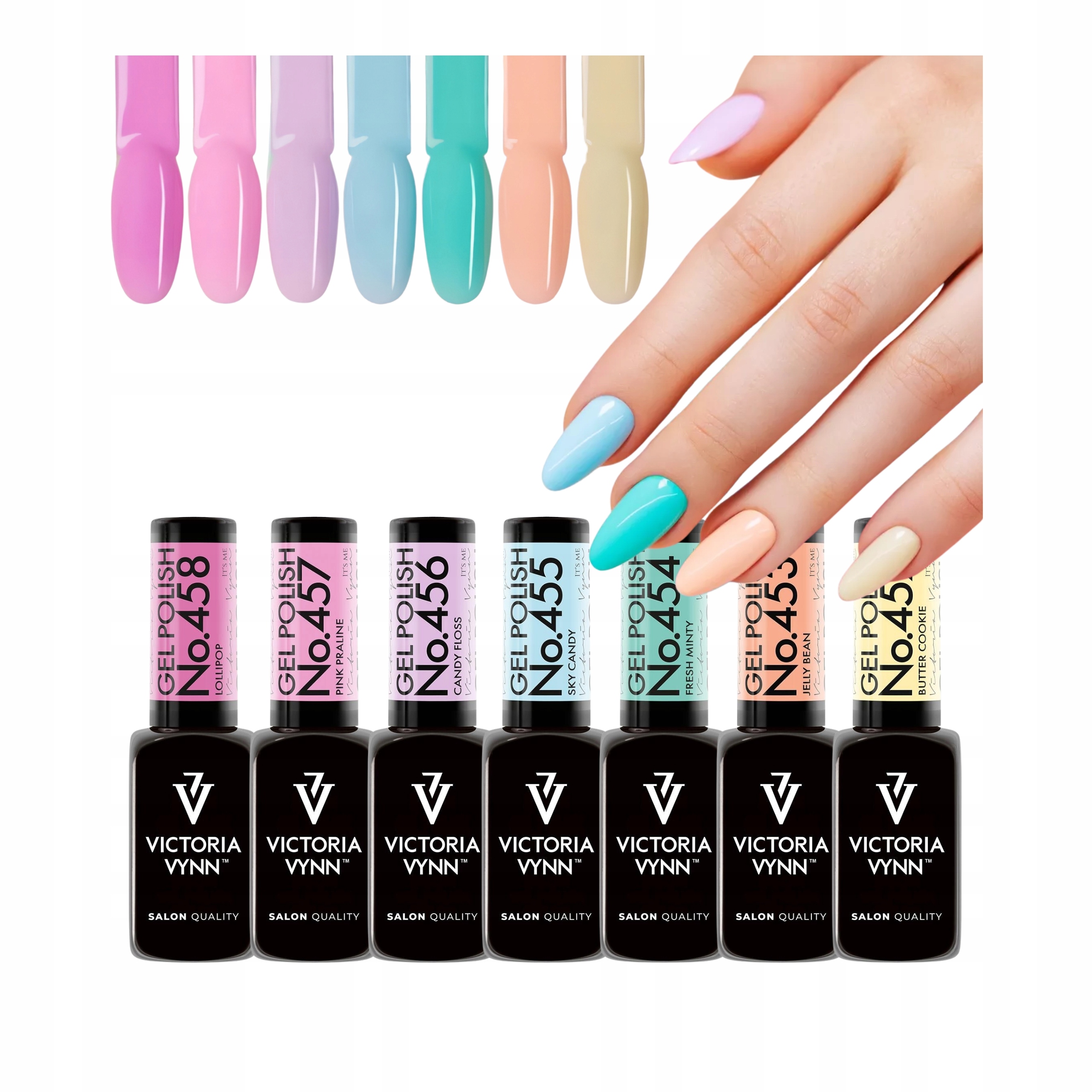 Victoria Vynn Lakiery Hybrydowe Kolekcja Candy Shop – Zestaw x 8m