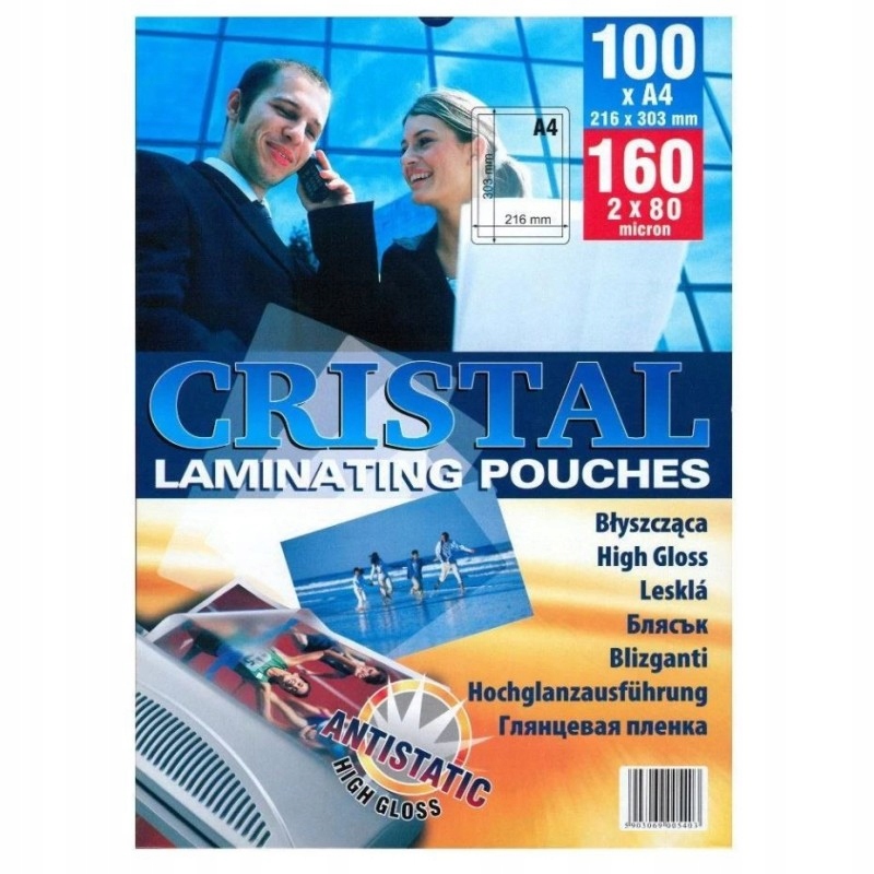 

Folia laminacyjna Argo A4 błyszcząca 80mic
