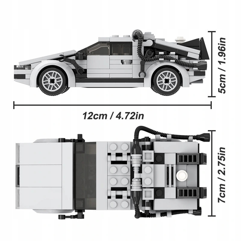 Powrót do Futured Building Machine Delorean Minimalny wiek dziecka 1