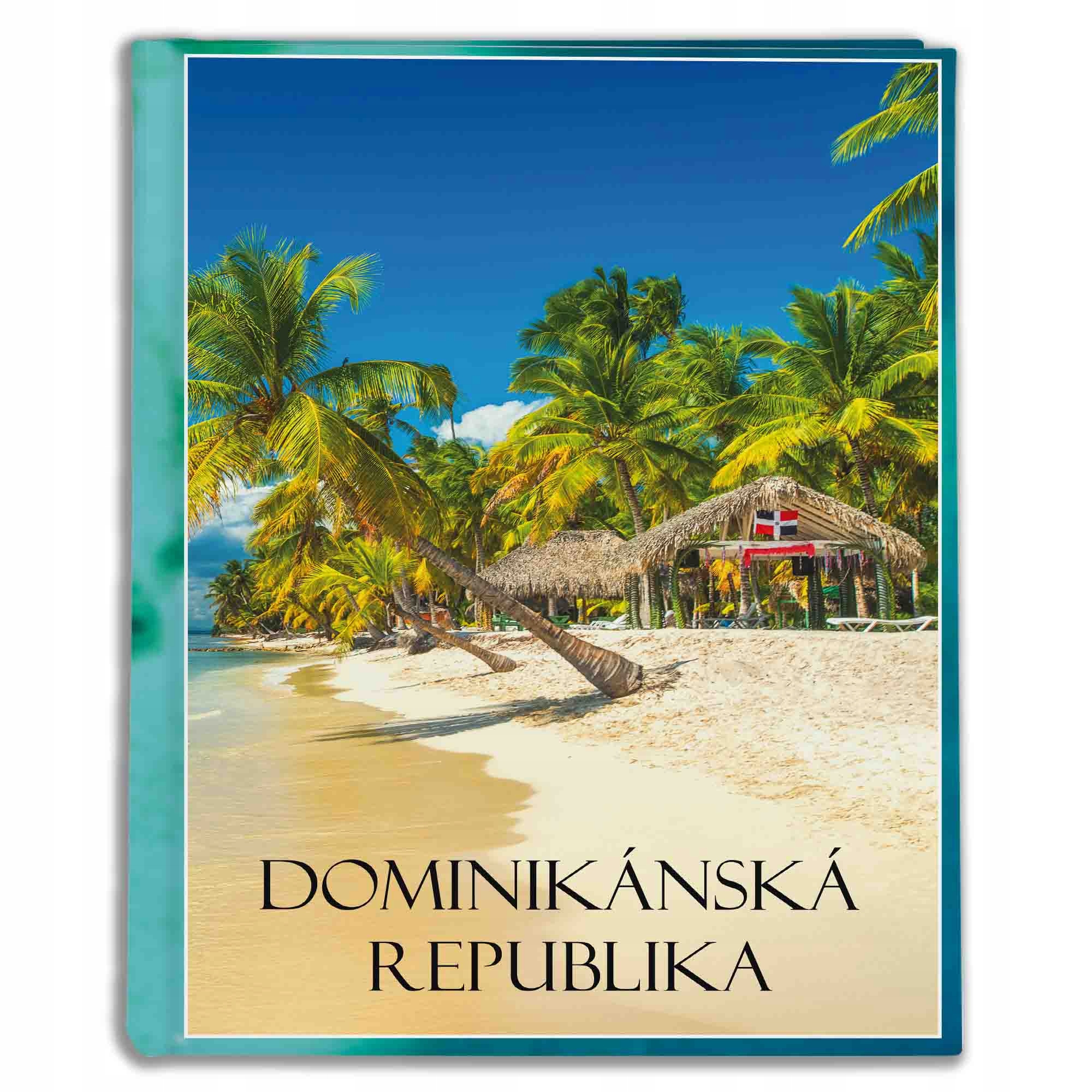 Tradiční album na fotografie s 60 černými listy 19,5x26 Dominikánská republika 604(cz)